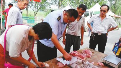 遏制病害肉、注水肉進入市場